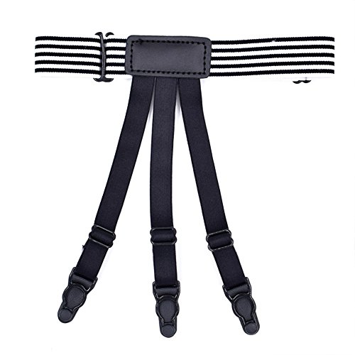 wlgreatsp De los hombres tirantes ocultos Manteniendo su camisa por dentro elástica de Ajustable