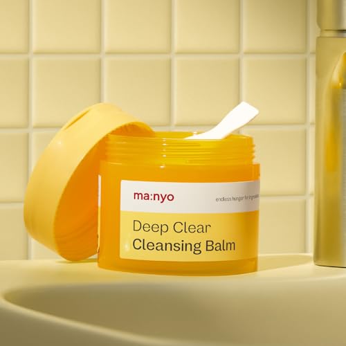 MANYO Deep Clear Cleansing Balm - Vegan, Daily Makeup Remover with Natural plant oils 4.46oz (132ml)