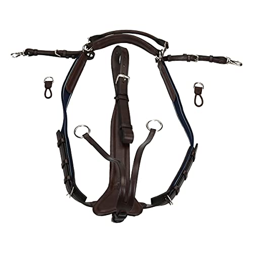 Rambo Micklem 3-Point Breastplate Pony Brown