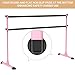 Lifeswell Height Adjustable Ballet Barre, 6ft Heavy Duty Freestanding Dance Bar with Fabric Covered Cross Bar, Anti-Slip Sturdy for Kids & Adults, Ideal for Home, Ballet, Fitness, Yoga