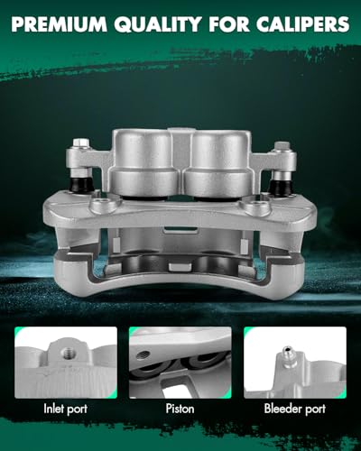 Image of SCITOO Front Left Brake Caliper With Bracket 18B4939 Compatible For Chevy Colorado 04-08 For GMC Canyon 04-08 For Isuzu i-280 06 For Isuzu i-290 07-08 For Isuzu i-350 06 For Pontiac G6 05