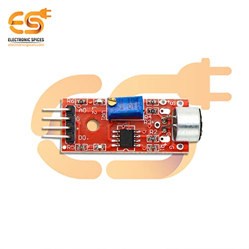 Image of Electronic Spices High-Sensitivity Sound & Voice Sensor Module | Microphone Detection & Whistle Trigger for Arduino, DIY Electronics