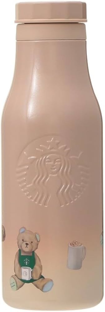 スターバックス ジェラピケ　ベアチャーム付きステンレスボトル Amazon.co.jp: スターバックス ジェラートピケ リッドカバーベア