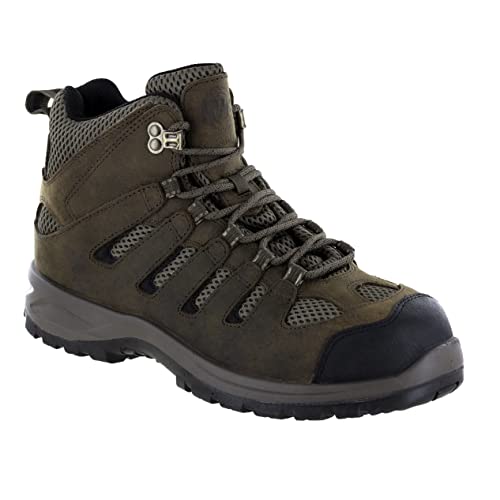 Northside Mens Axson Mid CT Composite Toe Waterproof Work Boots - Oil, Slip and Electrical Hazard Resistant Memory Foam with PU insole Waterproof Boot