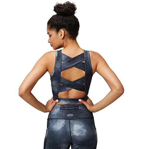 Image of Silvertraq Women's Padded Cross Back Crop Top