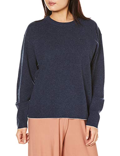 [ラコステ] ニット [公式] ボーイフレンドクルーネックセーター レディース ネイビー 日本サイズM相当