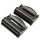 2 Pack Auto Sicherheitsgurt Versteller, Universal Kunststoff Schloss Gurt Klemme Auto Fahrzeug Clip für Kinder und Erwachsene (Schwarz)