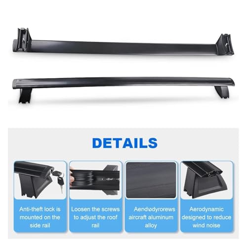 Barres de toit pour Jeep Grand Cherokee 2011-2021 transversales