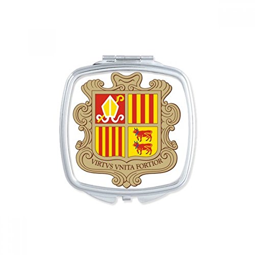 Miroir compact Andorre-la-Vieille pour retouche maquillage