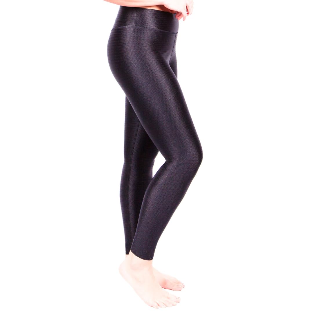 LIPOELASTIC Flow Kompressionsleggings Damen | 3D-Massage-Struktur, ideal bei Lipödem, Sport & Alltag - hoch tailliert