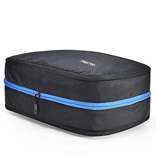 FREETOO Organiseurs de Bagages de Voyage 50% Espace Compression Sacoches de Rangement Sacs de Compression pour Bagages, Fitness, Organisateurs Ménagers 15L