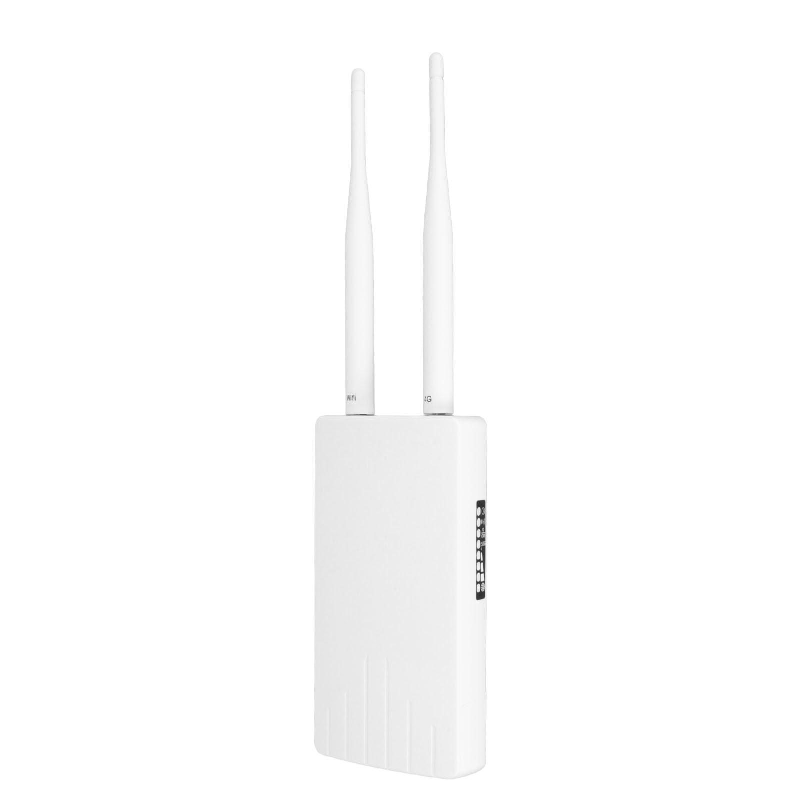 Routeur de Modem 4G LTE Extérieur débloqué avec Emplacement pour Carte SIM, Routeur WiFi de Carte SIM Extérieur étanche 4G LTE CPE Routeurs LTE 150 Mbps pour L'usine (Prise UE)
