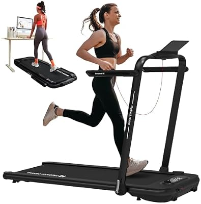 Mobvoi Home Treadmill SE Cinta de Correr Plegable 3 en 1 2.5 HP Compact Portable Under Desk Running Walking Machine con Control Remoto Pantalla LED para el hogar y la Oficina 120KG 12 KM/H