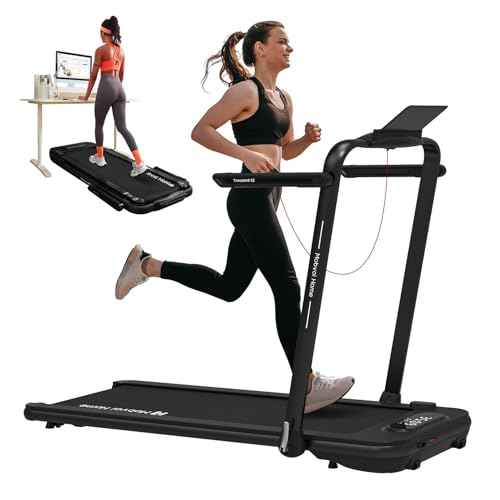 Mobvoi Home Treadmill SE Cinta de Correr Plegable 3 en 1 2.5 HP Compact Portable Under Desk Running Walking Machine con Control Remoto Pantalla LED para el hogar y la Oficina 120KG 12 KM/H