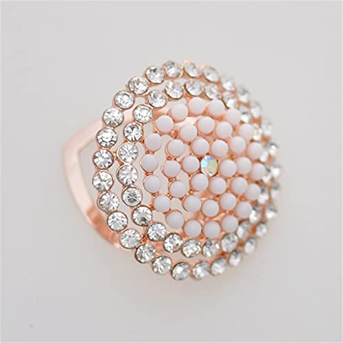 Attache écharpe soie boucle ronde diamant complet et broche double usage pour femme