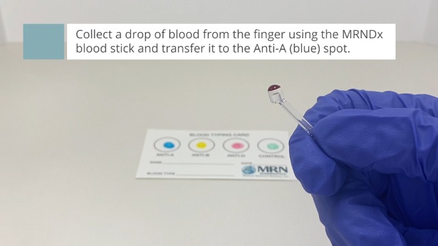 Mrn Using Wisel Watch How to Use MRN Diagnostics Blood Typing Kit on Amazon Live