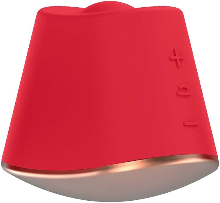 Shots - Elegance Rotating & Vibrating Clitoral Stimulator - Dazzling - Red