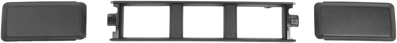 Front Bumper Cover Lower Grille Trim Panel Cover Trim End Kit Fit For 2018-2020 Ford F150, Black