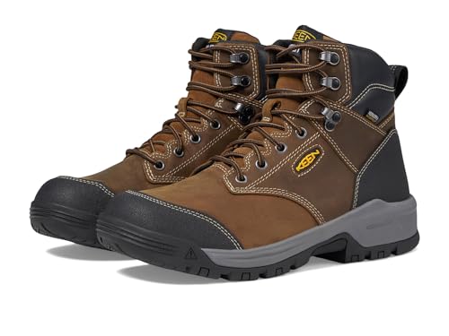 Image of KEEN Utility Men's Evanston 6 inch Soft Toe Waterproof Leather Durable Construction Work Boots