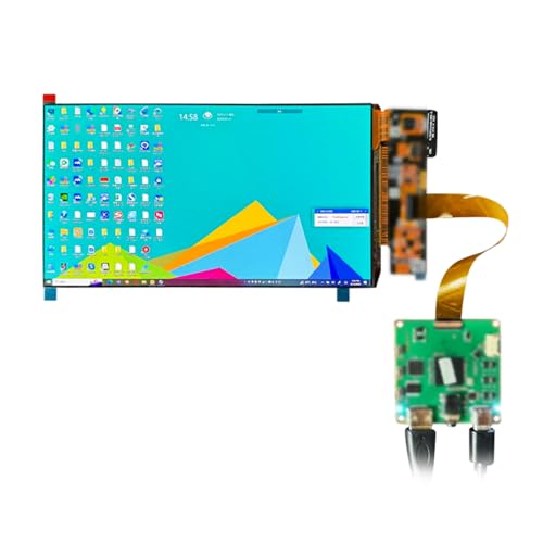 Image of wisecoco AMOLED Display 7 Inch FHD 90Hz High Refresh Rate 850 Nits High Brightness IPS Touch Panel for Raspberry Pi 5 /4 Laptop Camera Switch PS4 /5 Gaming Display DIY Screen