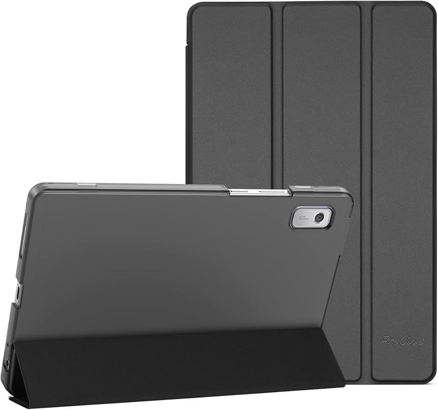 PMN Slim Fit Tab Folio Flip Cover Magnetic Lock Leather Case Cover