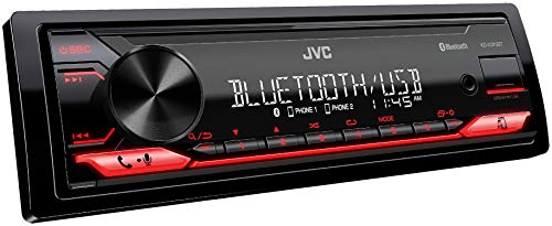 Jvc Kd-X270Bt Bluetooth Car Stereo W/Usb Port – Am/Fm Radio, Mp3 Player, High Contrast Lcd, 50 Watts, Detachable Face Plate – Single Din – 13-Band Eq #TOP1