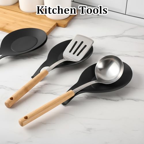 6pcs Spoon Rest, Teaspoon Rest, Spoon Rest Ceramic, Space Saving Design, Suitable for Accommodating Kitchen Utensils and Maintaining Hygiene - Image 6