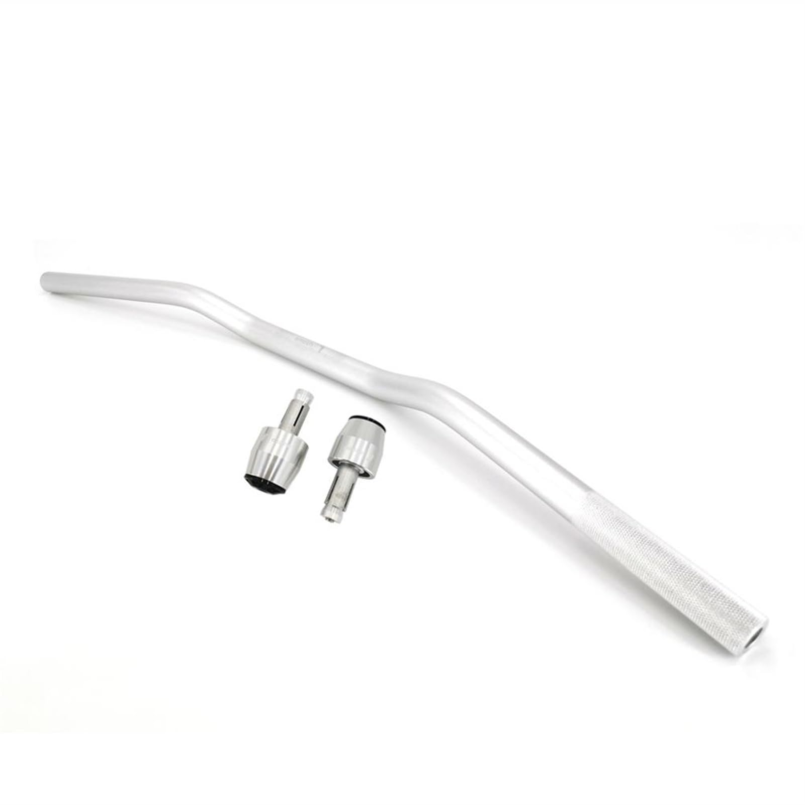 7/8 '' Universal in lega di alluminio manubri in lega di alluminio 22mm dirt pitbike handle bar(Silver with bar ends)