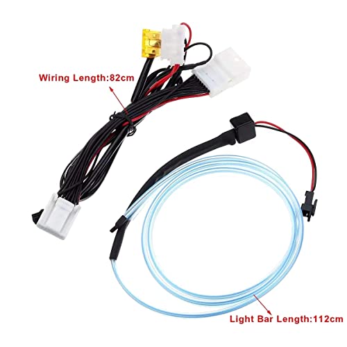 EUKKIC Auto Interni LED Cruscotto Telaio Luce