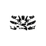  Verkleidung StylePro für Gilera Runner 50 Cat 50 Purejet 50 FXR 180 (15-teilig) Schwarz-Matt