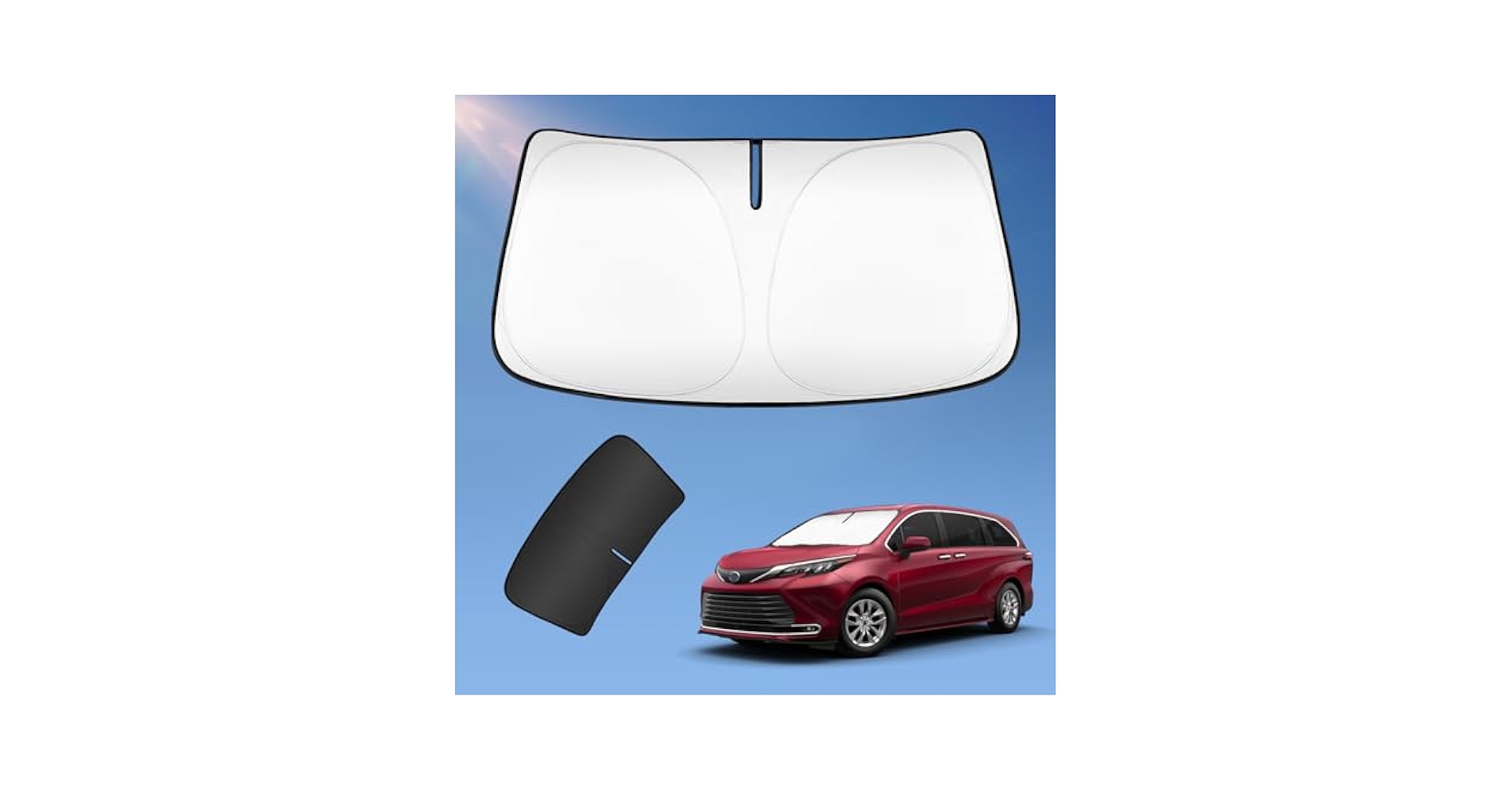 WeatherTech サンシェード シルバー　トヨタ　シエナ WeatherTech/ウェザーテック テックシェード TOYOTA(トヨタ