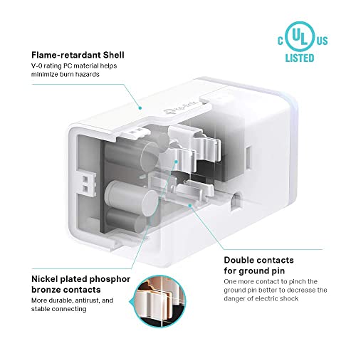 Kasa Smart Plug Mini with Energy Monitoring, Smart Home Wi-Fi Outlet Works with Alexa, Google Home, Wi-Fi Simple Setup, No Hub Required (KP115), White by Kasa Smart - Image 3