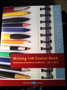 Paperback Writing 140 Course Book University of Southern California 2011-2012 Book