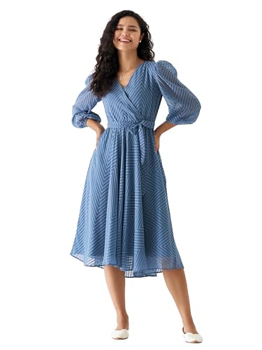 Image of AASK Women Fancy Plain & Solid Designer Dress for Women