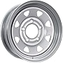 eCustomrim Trailer Wheel Silver Rim 14 x 5.5 Spoke Style 5 Lug On 4.5 in.