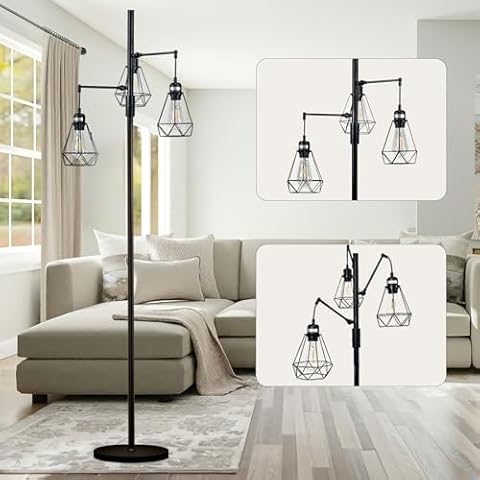 JuGuo 69'' Dimmable Floor Lamp Cover
