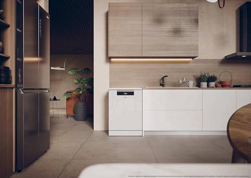 Haier, Pro Shine Series 7 XF 4A4M0W-80 Free Standing Full Size Dishwasher, 14 Place Settings, White, A Rated - Image 4