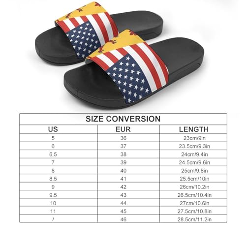 Flag of U.S. Scotland Rampant Flag House Sandals Non-Slip Bathroom Slippers Beach Summer Shoes for Men Women2