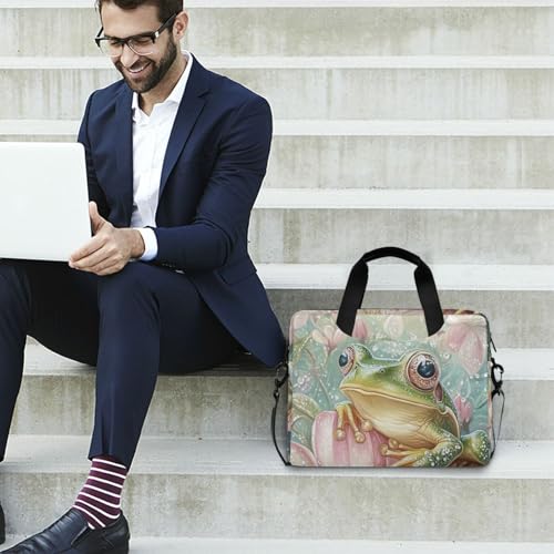 Maletín portátil para laptop 15.6 pulgadas con correas miniatura 3