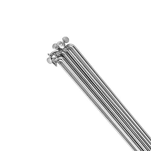 Aorom Bike Spokes 10Pcs 14G Bicycle Spokes With Electric Bike 143/168/193/220/245/270Mm Stainless Steel Mountain Road Bicycle J Bend Spoke Bicycle Spokes (Color : 168Mm) #TOP3
