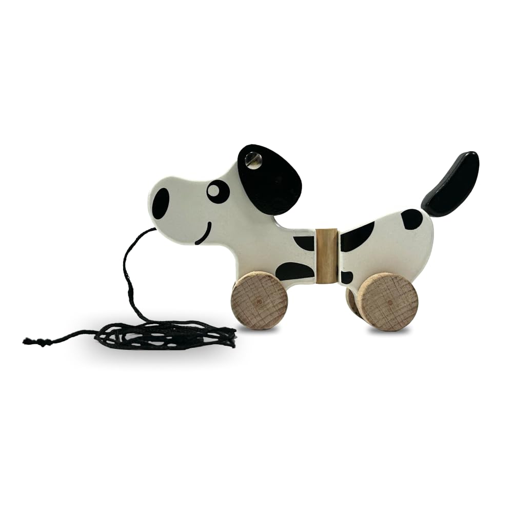 Kimochis Toys Dog Toy for Kids | Wooden Pull Along Toy | Fun and Educational Wooden Toy for Children | Ideal Toy for Toddlers | Wooden Puppy on Wheels | Ideal for 12 Months & Above (B0CS3LND2T) Amazon Price History, Amazon Price Tracker