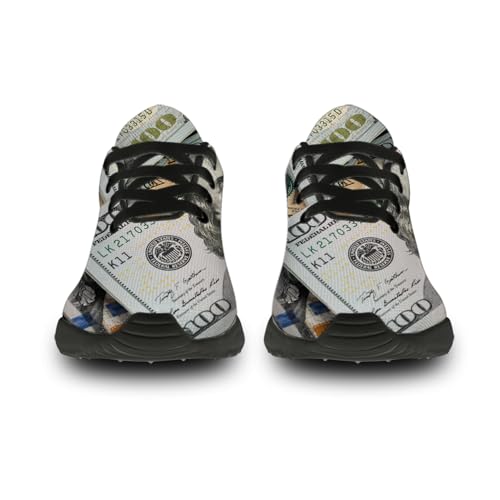 Funny Dollar Print Shoes Mens Womens Lightweight Gym Tennis Running Shoes Walking Athletic Sneakers Gifts for Men Women3