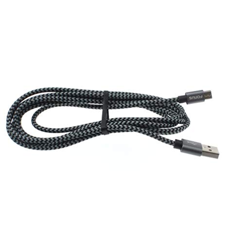 6ft USB Cable MicroUSB Charger Cord for Moto X 2 (2nd Gen), Power Wire Long Sync Compatible with Motorola Moto X 2 (2nd Gen)