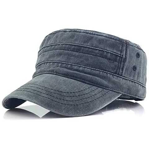 Inlefen Classic Washed Cotton Army Hat Cover