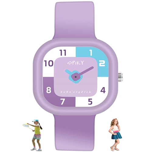 Image of SPIKY Analog Watch for Kids | Water Resistant, Scratch Proof & Lightweight | Durable Silicone Strap | Unisex Best Birthday Gift | Analogue Wrist Watches for Girls & Boys | Age 2-14 yrs