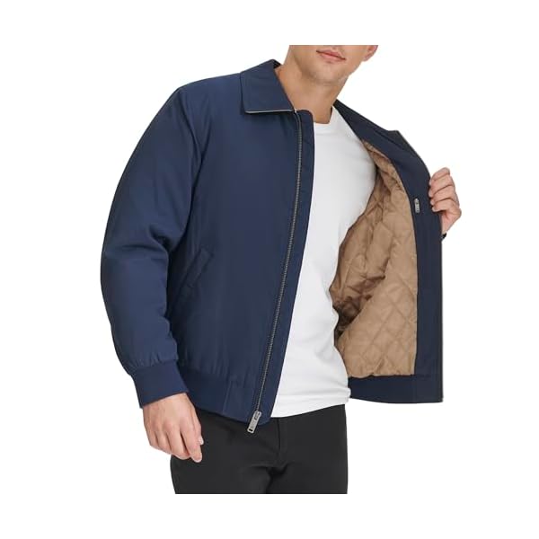 Dockers Men's Micro Twill Golf Bomber Jacket (Standard and Big & Tall)