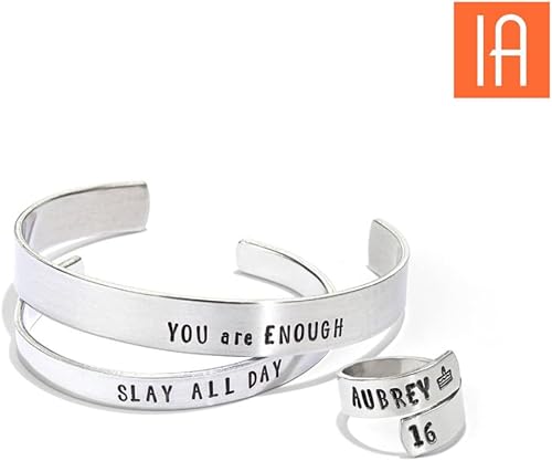 Miniatura 3 de ImpressArt - El paquete de estampado de metal incluye letras, números y herramientas para joyas estampadas a mano (celebro, letra, número y