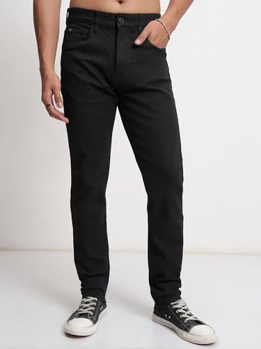 Image of Highlander Men's Straight Fit Jeans | Mid Rise | Stretchable | Designed for Comfort & Ease of Movement| Jeans for Man