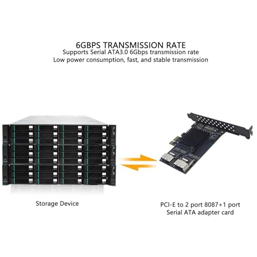 Carte PCIe Serial ATA pour ajouter 9 disques durs sur votre NAS - 4