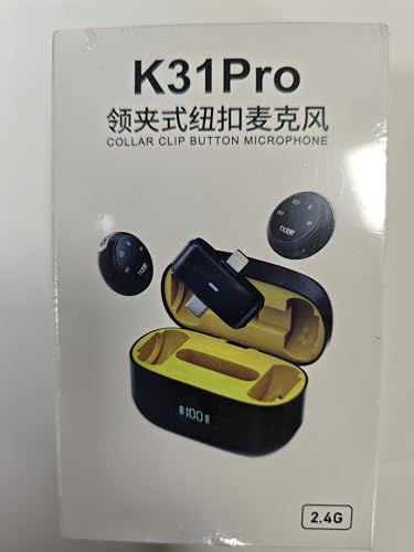 Microphone sans fil pour Vlog et smartphone avec boîtier de charge